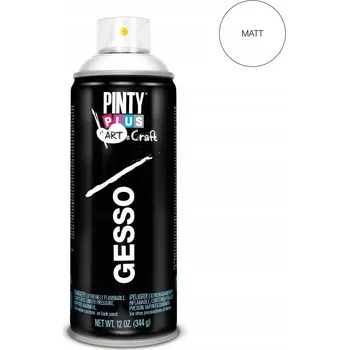 Barva ve spreji PINTYPLUS ART Gesso 400 ml