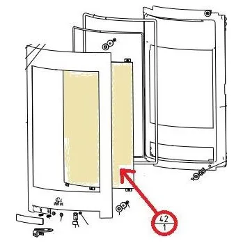 Krbová kamna JOTUL - sklo čelní F 360 ADV, F 370 ADV