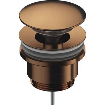 Sifon Sanycces Příslušenství - Univerzální umyvadlová výpusť, ClickClack/otevřená 6x6x8 cm, rose gold ACCLV005RG