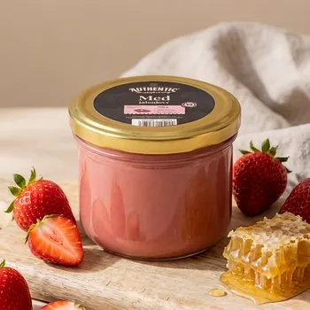 Authentic med jahodový 290g