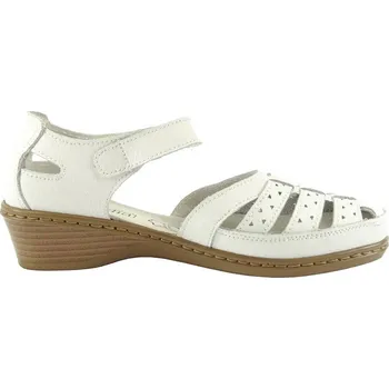 Dámské lodičky Dámské baleríny Aurelia LR-62320 bílé (otevřené-kůže)