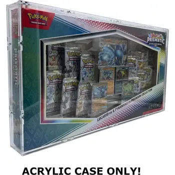 Karetní hra Akrylový box Pokémon Lucario ex and Tyranitar ex Premium Collection Sam's Club (a boxy stejné velikosti)