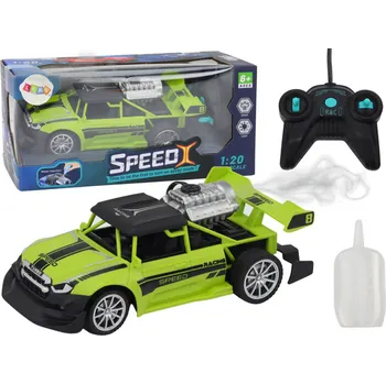 RC model auta Autíčko na dálkové ovládání RC 1:20 Kouřový efekt Světla Zelené