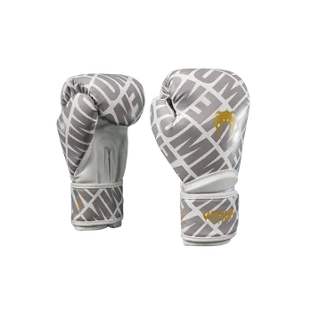 Boxerské rukavice Venum Contender 1.5 XT 3D Boxing Gloves - White/Gold Velikost: 16oz