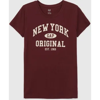 Dámské tričko GAP Tričko s logem - Dámské GAP tmavě červená 2948295