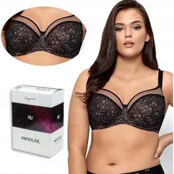 Dámské spodní prádlo Měkká podprsenka Nipplex Rafaela černá 80F