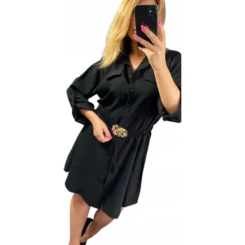 Dámské šaty Genesy šaty pro každodenní glamour před kolenem velikost 58