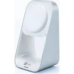 ER POWER 2v1 nabíjecí MFM MagSafe stojan, bílý