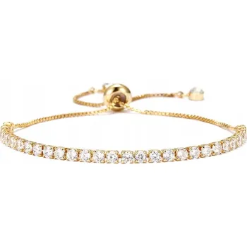 Náramek Zlatý náramek elegantní se zirkony, svatební