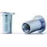 Matice nýtovací plochá M12x25 (1,0-4,0) hladká otevřená, ocel - Bralo