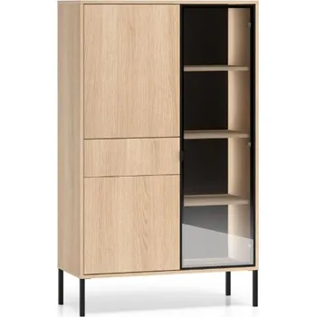 Knihovna ArtMLM Vitrína ABEREN 01 | dub lindberg