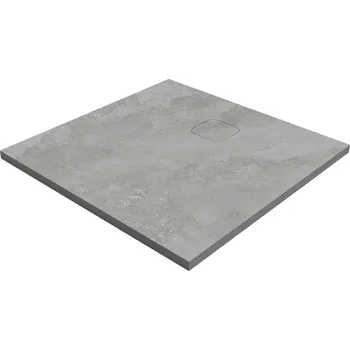 Sprchová vanička Sanycces Cover - Sprchová vanička 100x100x3 cm, print lithos grey PL302100100PTG