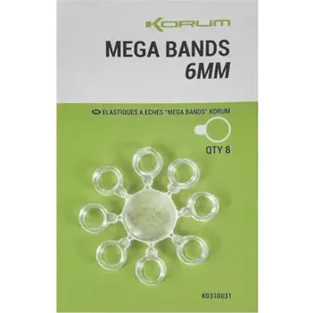 Korum Gumové kroužky Mega Bands velikost 8mm balení 8ks