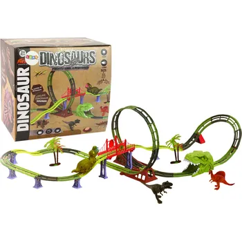 Vláček a vláčkodráha Dráha Vláčkodráha Spirála Dinosaurus Zvuk Světlo Příslušenství