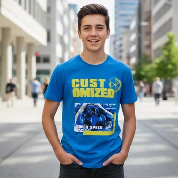 Chlapecké tričko WOLF S2203B Chlapecké tričko modré