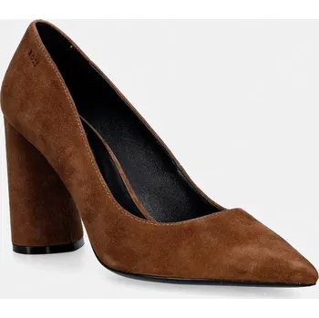 Dámské lodičky Semišové lodičky BOSS Gracey 50554372.211 hnědá 82X, EUR 39