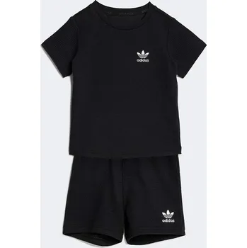 Dětská bavlněná souprava adidas Originals KC8040 černá 99X, vel. 68