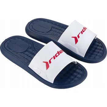 Pánské pantofle Pánské pantofle RIDER Step Slide modré/bílé/červené 42 EU