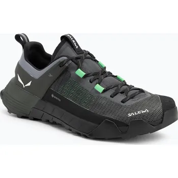 Pánská treková obuv Pánské nástupové boty Salewa Wildfire Nxt GTX onyx / irish green