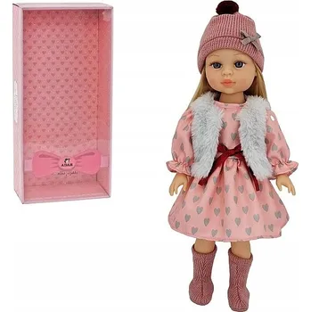 Panenka Lalka gumová Adar 38 cm vícebarevná s mluvícími a zpívajícími doplňky