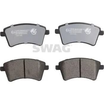 Brzdová destička Sada brzdových destiček, kotoučová brzda SWAG 60 11 6184