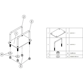 Tažné zařízení Držák bezklíčkového snezoru pro D2144