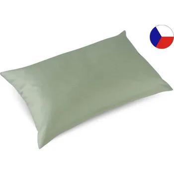 Povlak na polštářek Luxusní saténový povlak na polštář 40x60 ORNELLA Dizzy olivová