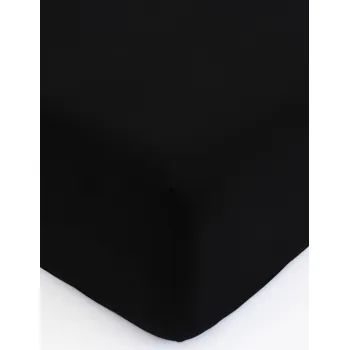 Prostěradlo Jersey prostěradlo Classic 90 x 200 cm – černá