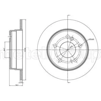 Brzdový kotouč Brzdový kotouč CIFAM (800-104)