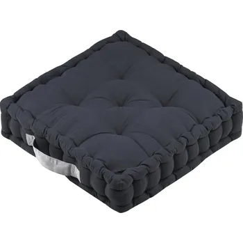 Polštář Sedací polštář na zem DUET antracit 45x45x10 cm France