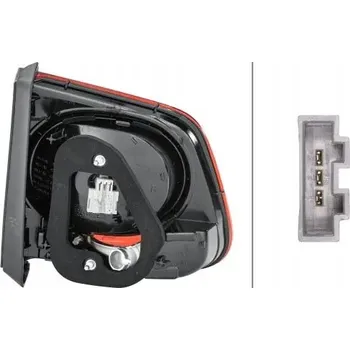 Zavěšení kol VW TIGUAN I PRAVÉ ZADNÍ SVĚTLO DO VÍKA KUFRU 5N0945094B 5N0945108C HELLA