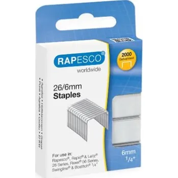 Spona do sešívačky Sponky do sešívačky 26/6mm S2662MA3 Rapesco