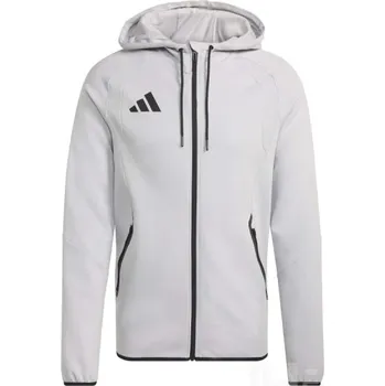 Pánská mikina Mikina ADIDAS TIRO TRAVEL SWEAT HOODIE, barva KF6077 team light šedá, velikost M