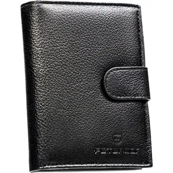 Peněženka Peterson Pánská kožená peněženka Carzunk černá One size