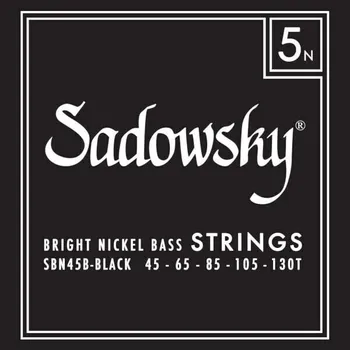 Hudební nástroj Sadowsky Black Label SBN-45B Struny pro 5-strunnou baskytaru (Jako nové)