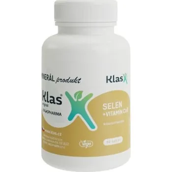 Doplněk stravy Klas Selen 90 tablet (Antioxidant komplex + vitamin C a E)