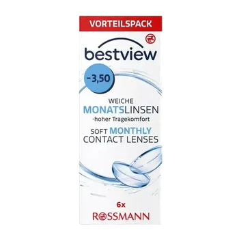 Best View Měsíční kontaktní čočky -3,50 6 ks