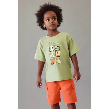 Dívčí kraťasy Dětské kraťasy Mayoral 3214.5J.Mini.PPY2 oranžová 23X, vel. 134