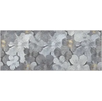 Obklad KAI GROUP Dekor Reflection flower grey 20x50cm