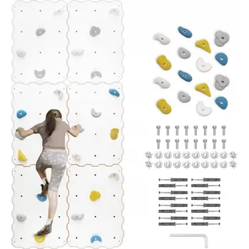 prolézačka Lezecká stěna pro děti Mamoi s kameny 144x98 cm