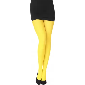 Dámské legíny Punčocháče hladké Merry Style AN-121 40den žluté Canarinio velikost S