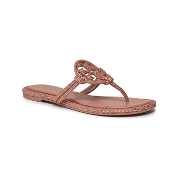 Dámské žabky Žabky Tory Burch Miller Knotted Pave 152177 Růžová 39