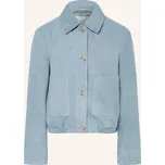 Iq Studio Dámská Kožená Bunda, tmavě modrá, 38