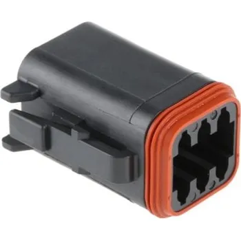 Elektrický konektor Automobilový konektor, počet kontaktů: 6, Samec izolace krimpováním, řada: DT, 13A