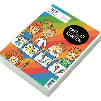 Kreslicí karton 220 g, A4, balení 200 listů, (čtvrtka)