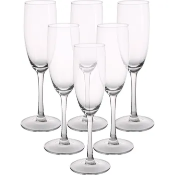 Sklenice Skleničky na šampaňské Altom Design Diamond průhledné 180 ml 6 ks