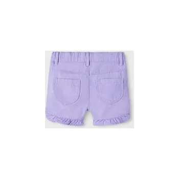 Pánské kraťasy NAME IT Šortky z materiálu 13214426 Fialová Regular Fit 80