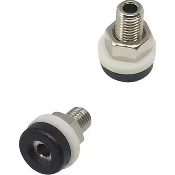 Vývojová deska Zdířka s matičkou pro banánkové konektory 2mm - černá