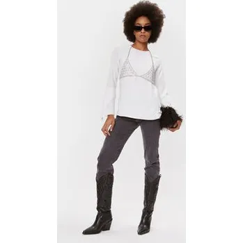 Dámská halenka DKNY Halenka UI3T2180 Écru Regular Fit S