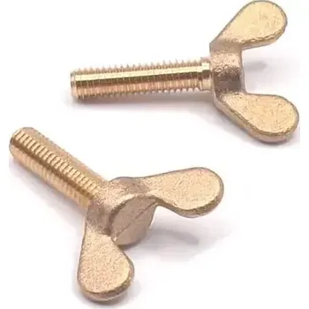 Šroub Šroub křídlatý DIN 316 mosaz M8x20 am. forma